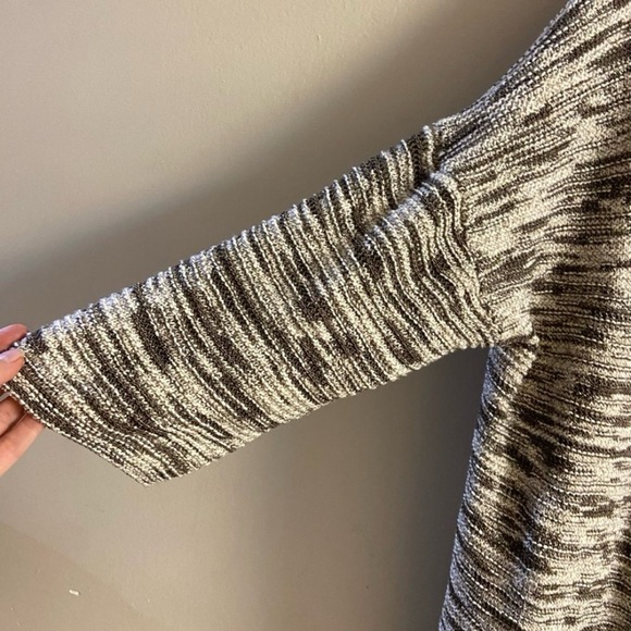 J Jill pure Jill Knit Open-Front Cardigan marled Large - Picture 6 of 8